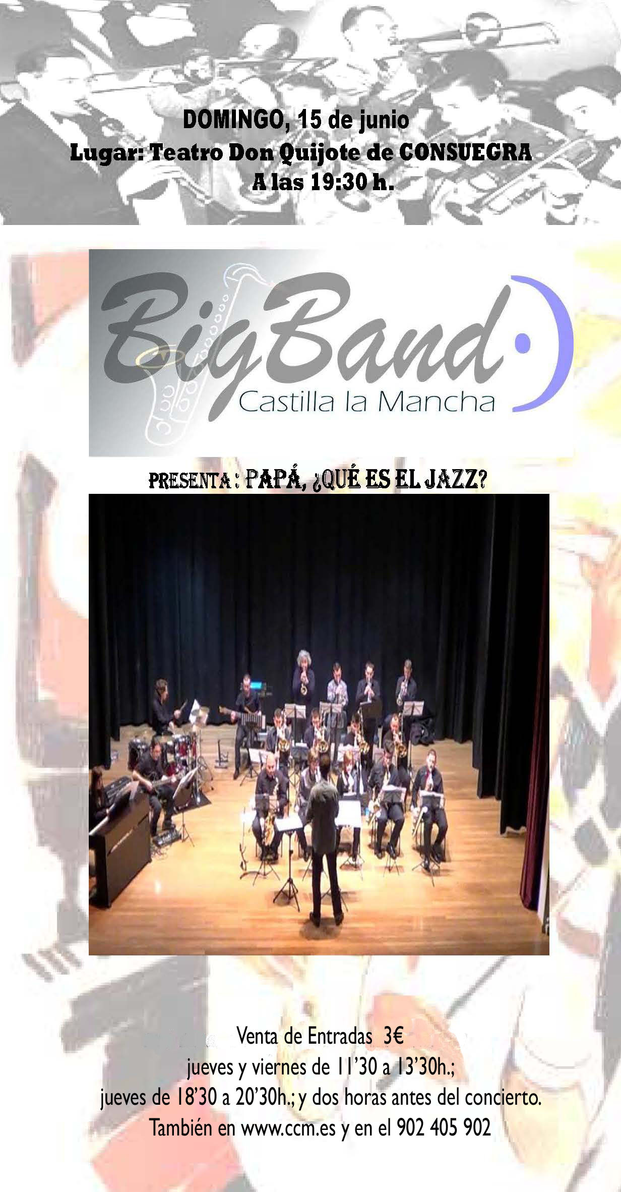 Cartel Big Band CLM 15junio2014